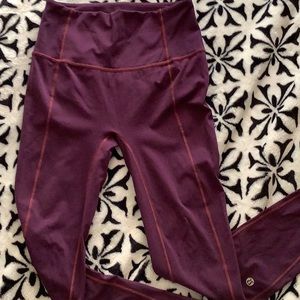 Lululemon high waisted skinny full length leggings sz 4